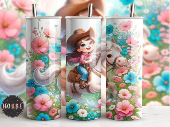 Cowgirl Tumbler Wrap 20oz Skinny – A Graphics Freebie for Creative Branding