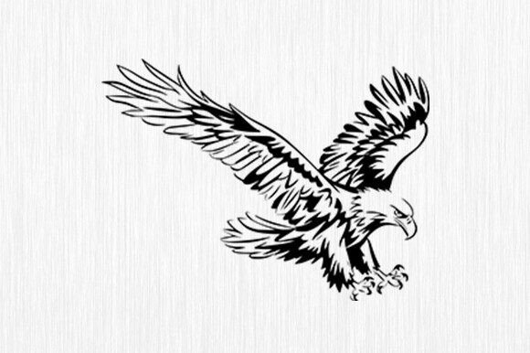 Eagle SVG for Crafts and Graphics: A Bold Design Asset for Branding