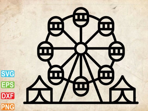 Ferris Wheel SVG for Crafts & Graphics: A Designer’s Perspective