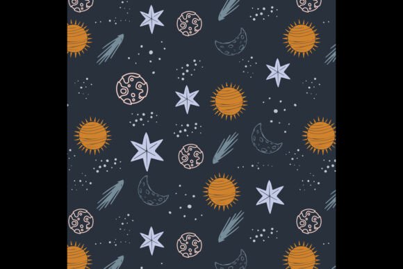 Galaxy Pattern Design: A Graphic Asset for Modern Branding and Creative Campaigns