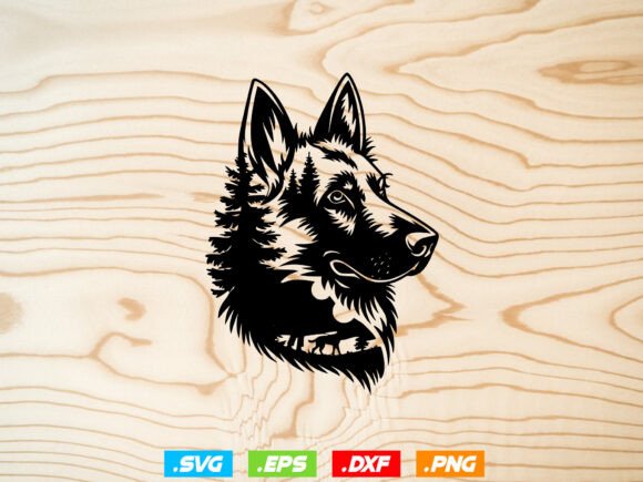 German Police Dog SVG Graphics for Local Business Branding