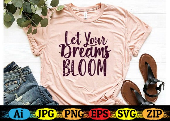 Let Your Dreams Bloom: A Graphic Design Asset for Crafts and Local Branding
