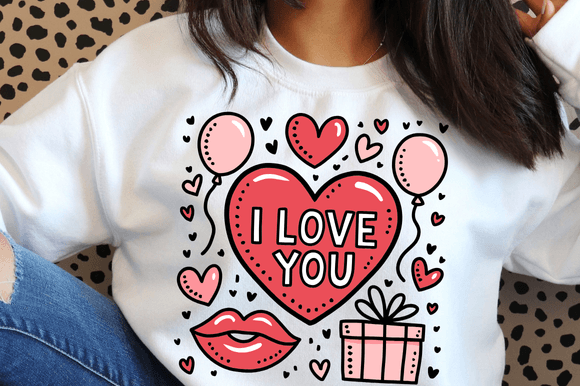 Love Message Design: A Graphic Asset for Heartfelt Creative Projects