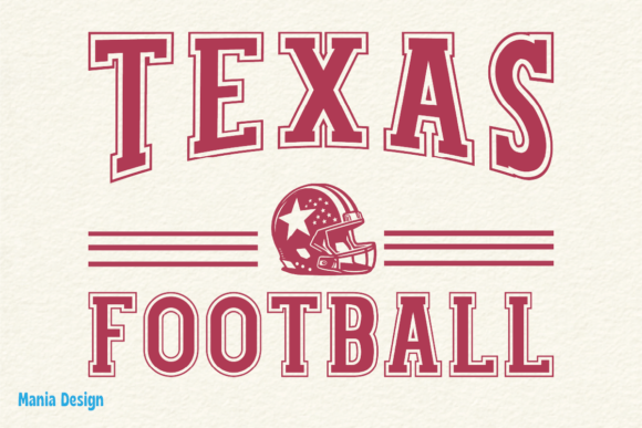 Retro Texas Football SVG for Embroidery Projects: A Designer’s Take