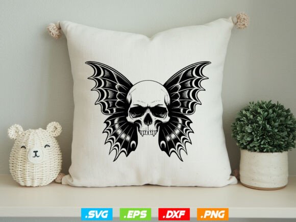 Skull Butterfly SVG: Graphics & Crafts Fusion