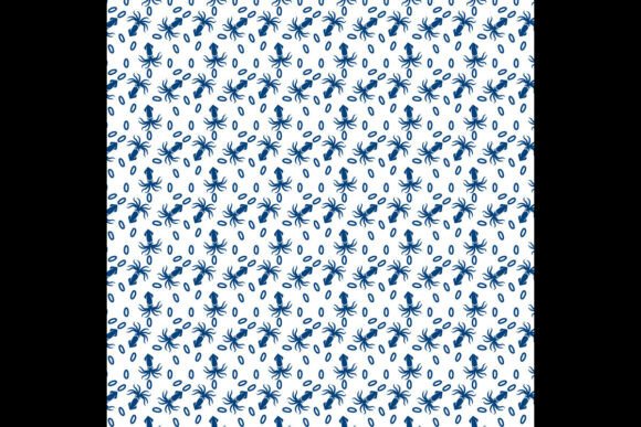 Squid Fish Pattern Design: A Versatile Graphic for Modern Branding
