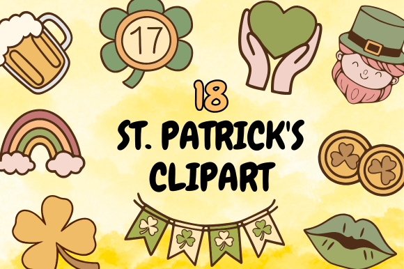 St. Patrick’s Clipart: A Versatile Graphic Design Asset for Crafts and Creative Marketing