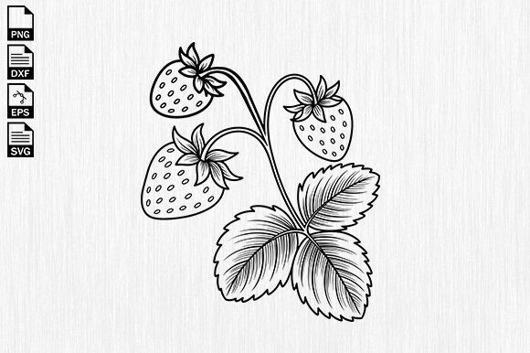Strawberries SVG for Crafts and Graphics: A Designer’s Take