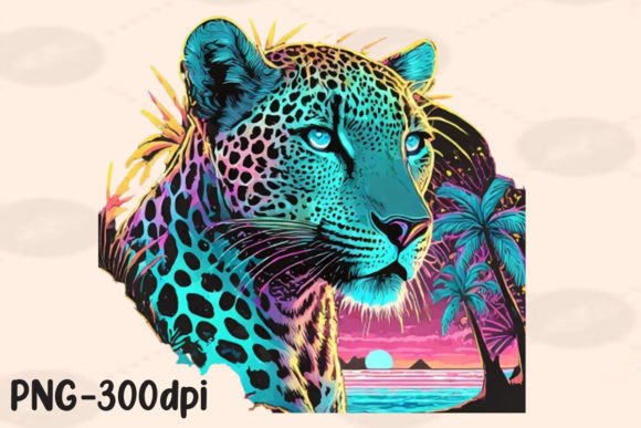 Summer Vibes Leopard Neon Beach PNG Review for Real Projects
